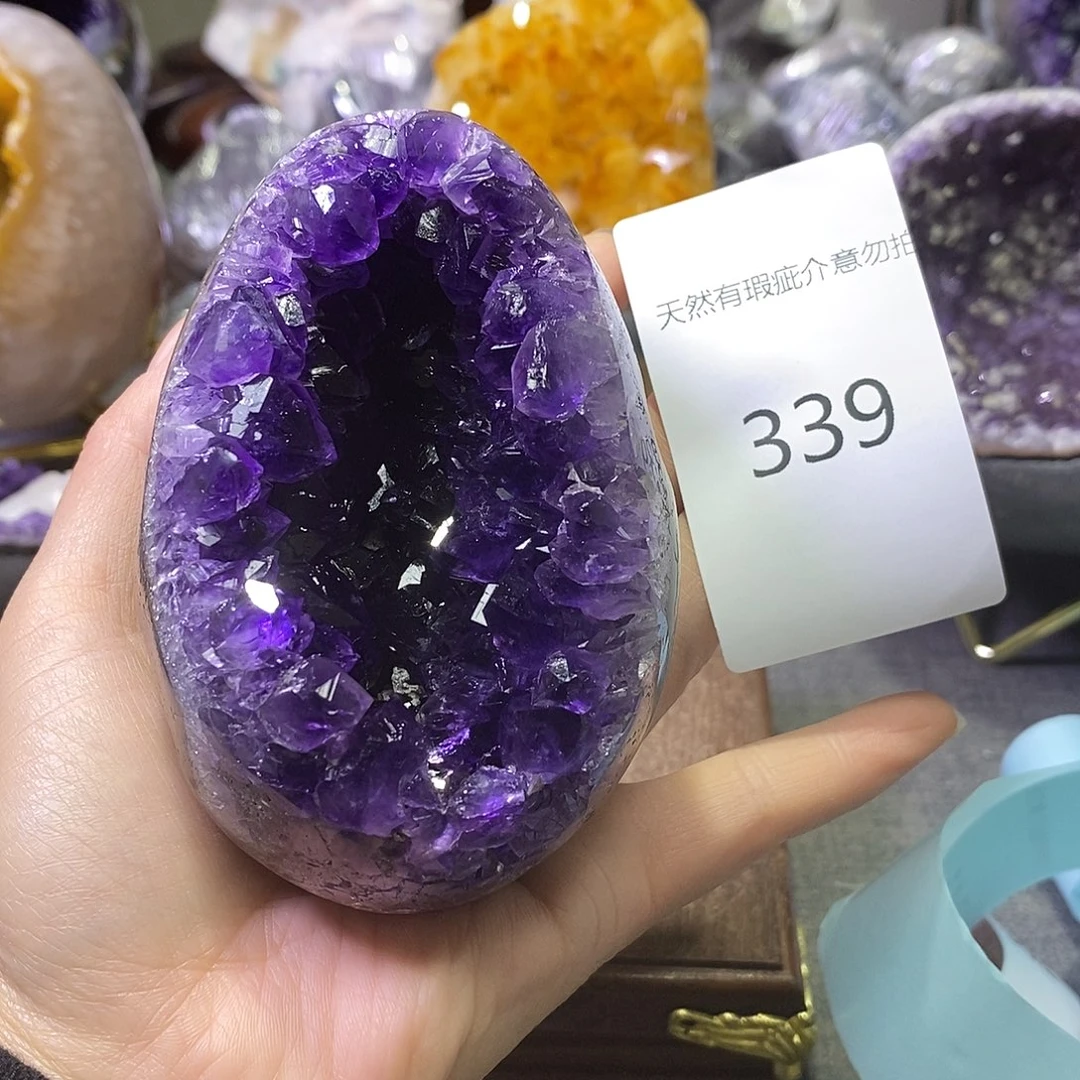 珠宝半成品紫晶未镶嵌