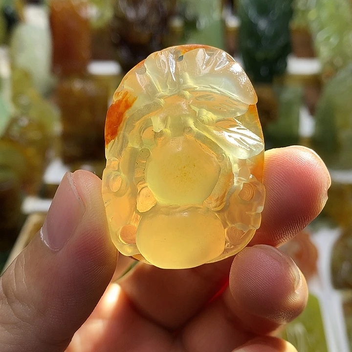 蛇纹石玉未镶嵌珠宝半成品