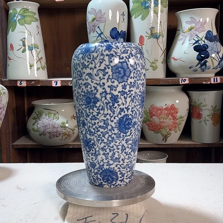 瓶大萝卜青花子连新款陶瓷