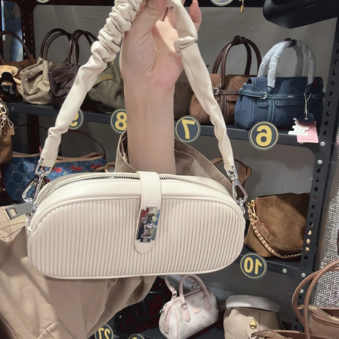 蚕丝白色手提包包