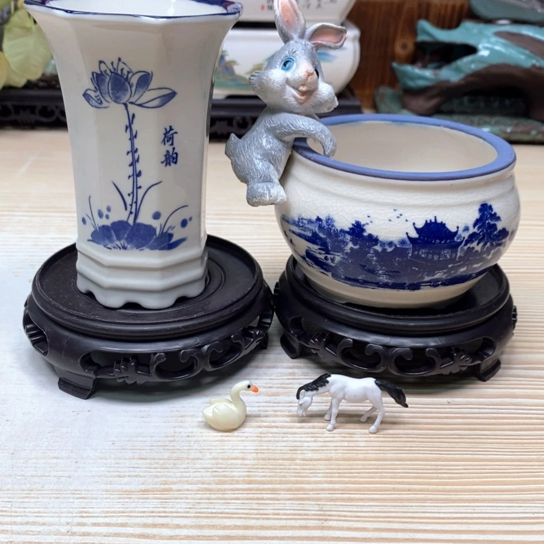 紫砂花盆陶瓷艺术花盆陶瓷