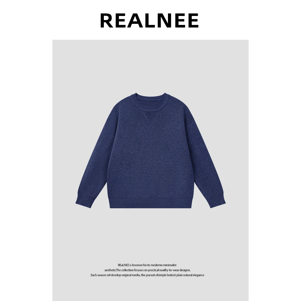 T家【格林威治】“Y毛衫”极简圆领套头保暖毛织毛衣RLMMY4MY09237