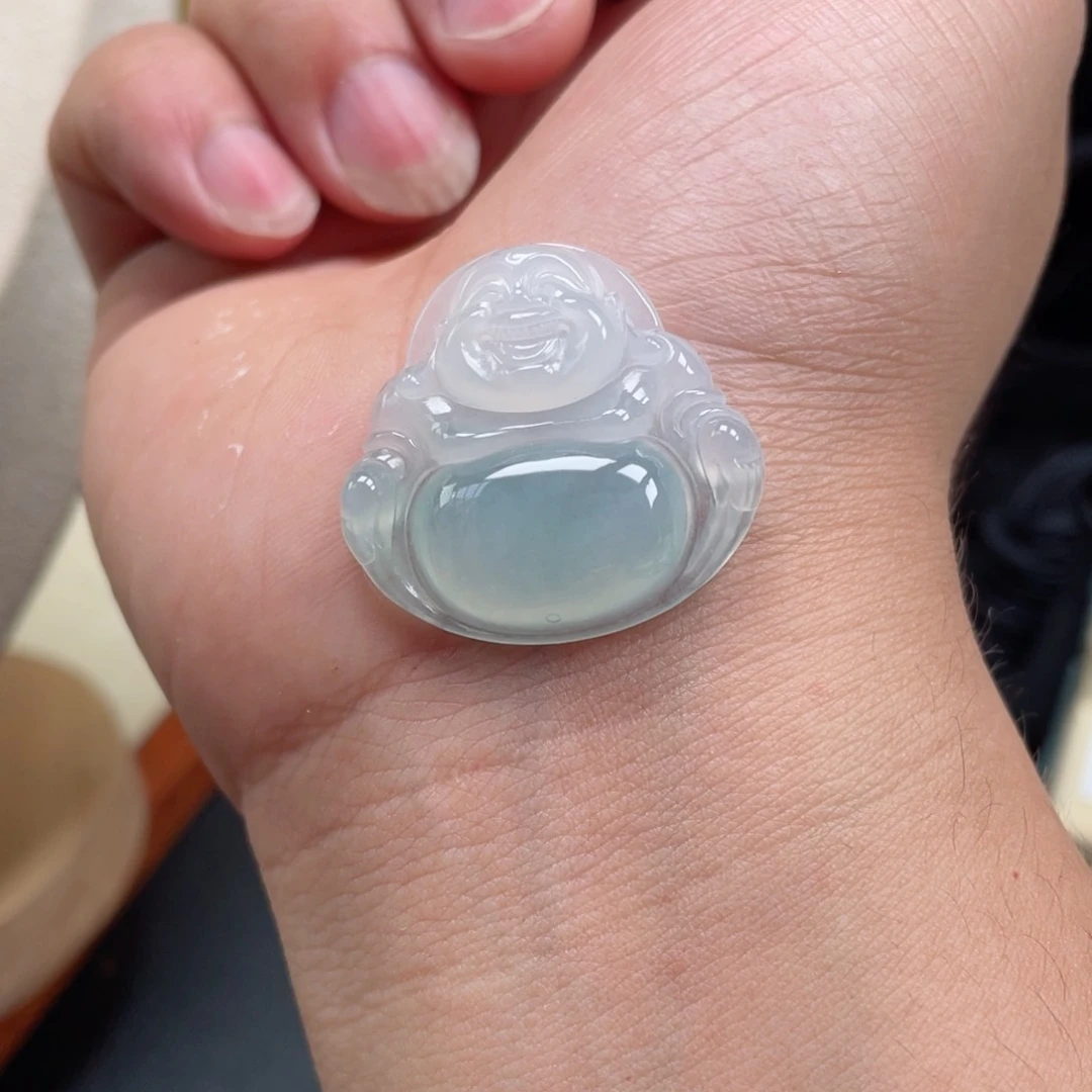 翡翠未镶嵌颈饰456777433355556