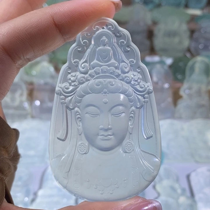掗***拃岫玉未镶嵌吊坠吊坠