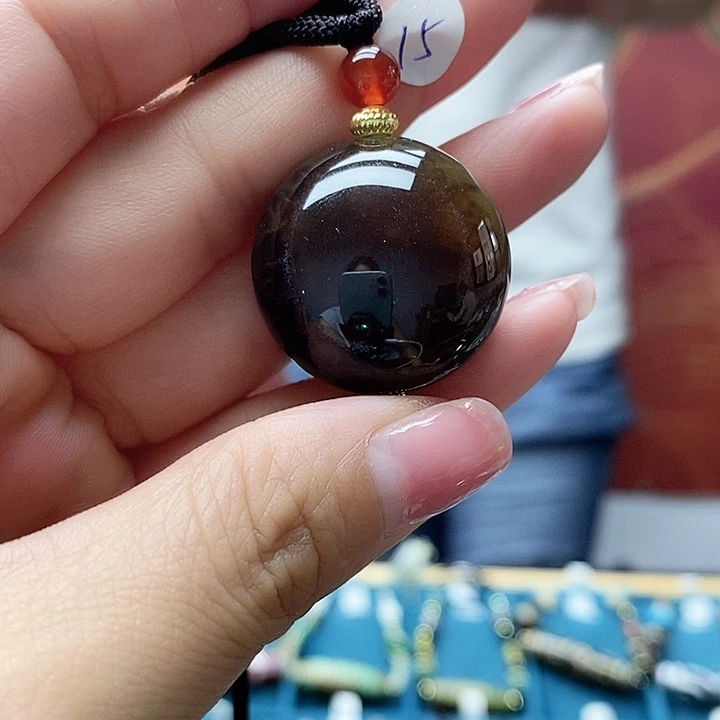 玛瑙/玉髓颈饰合金