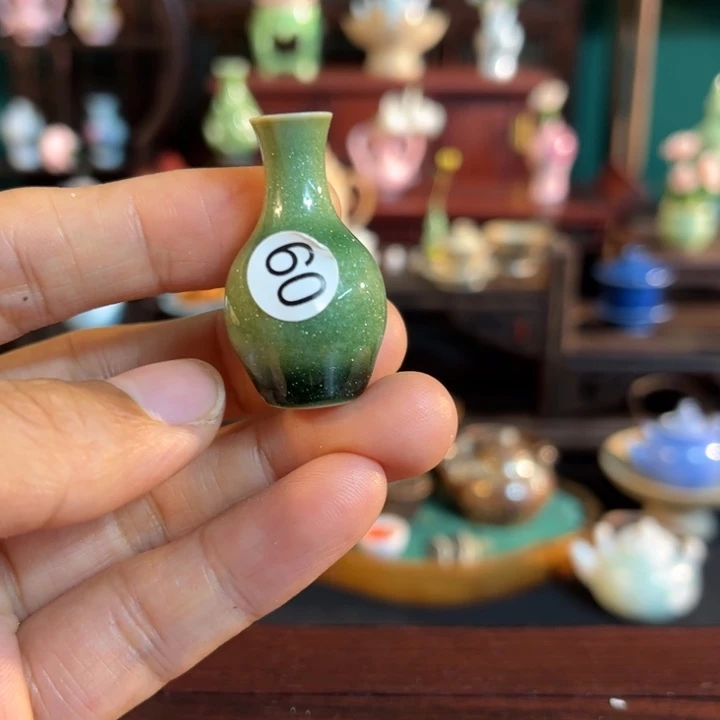 摆件微陶老王迷你花瓶