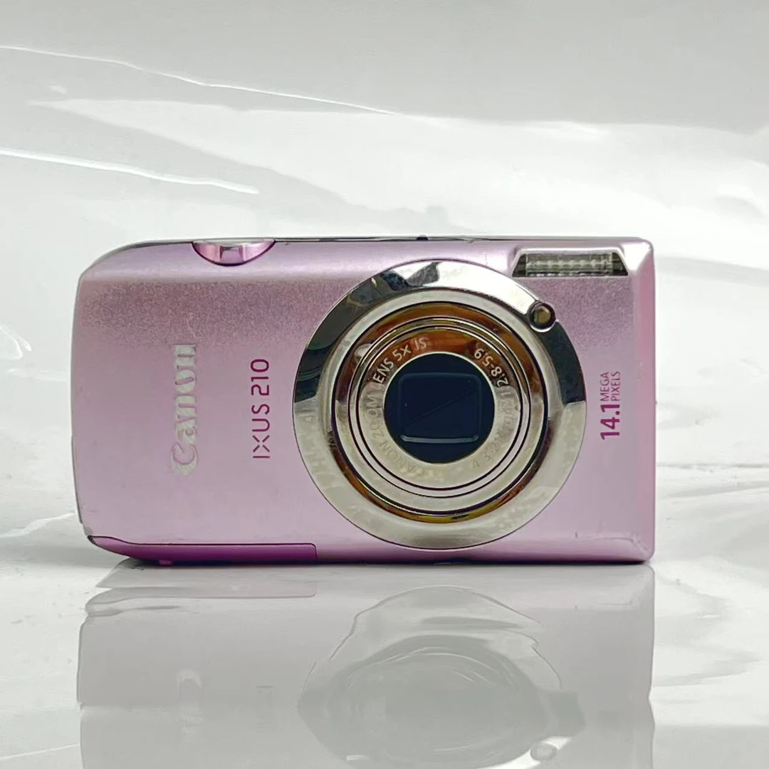 9新 Canon/佳能 ixus210粉色1410万像素5倍变焦复古ccd数码相机