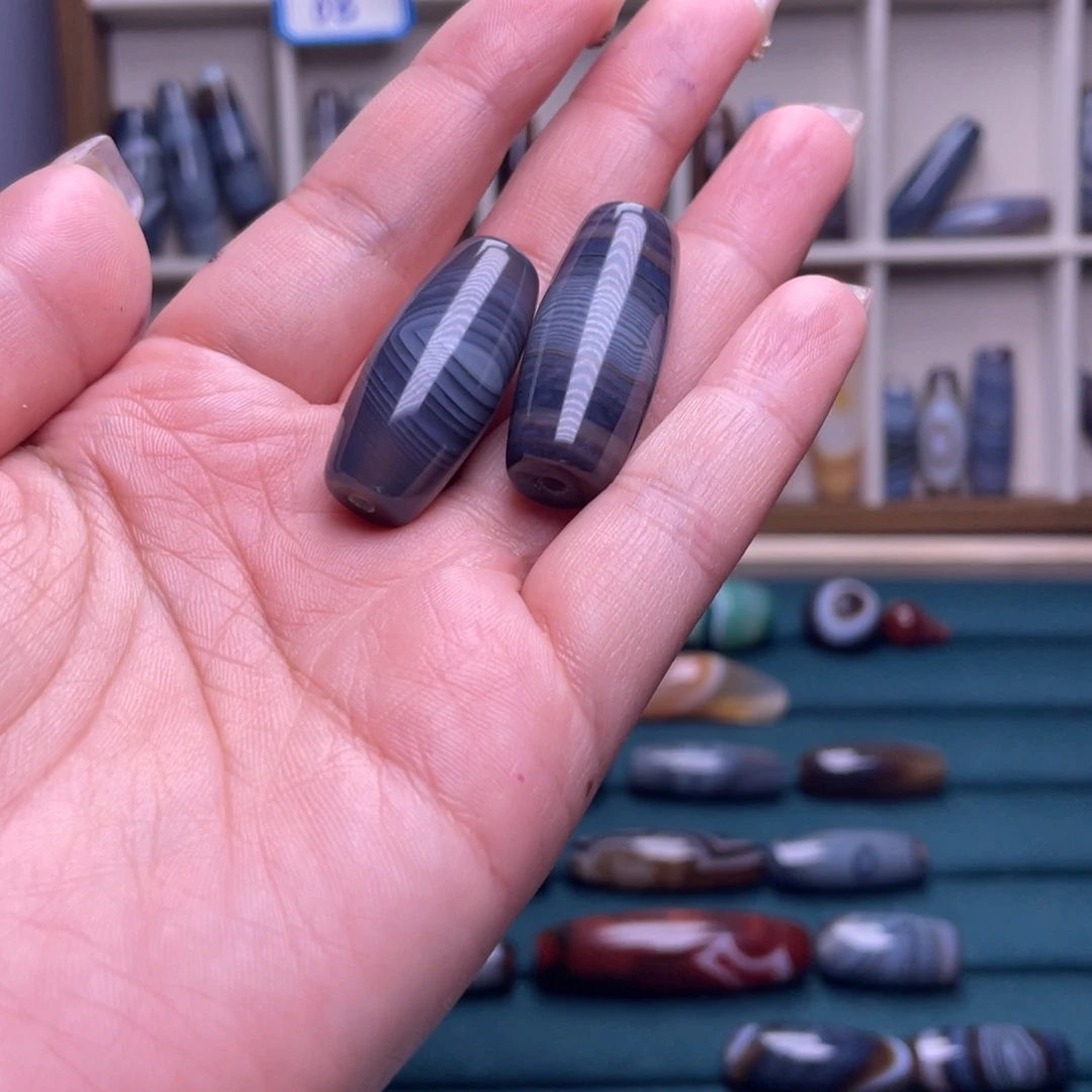 我***花玛瑙/玉髓合金颈饰