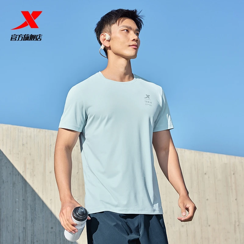 【陈三废】C42特步短袖男宽松户外休闲夏季健身训练跑步短袖