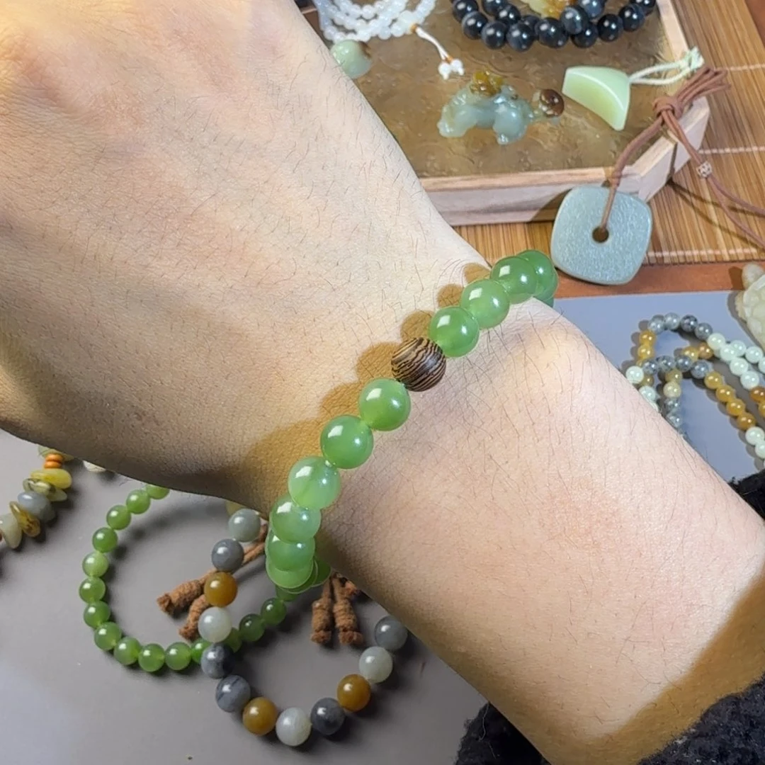 和田玉（糖玉）未镶嵌手链