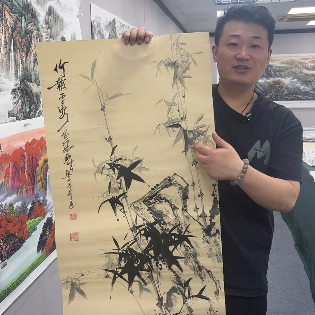 国画宣纸国画纯手工作品
