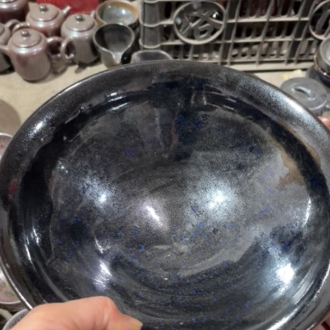 茶盏生**息建阳建盏微瑕茶洗