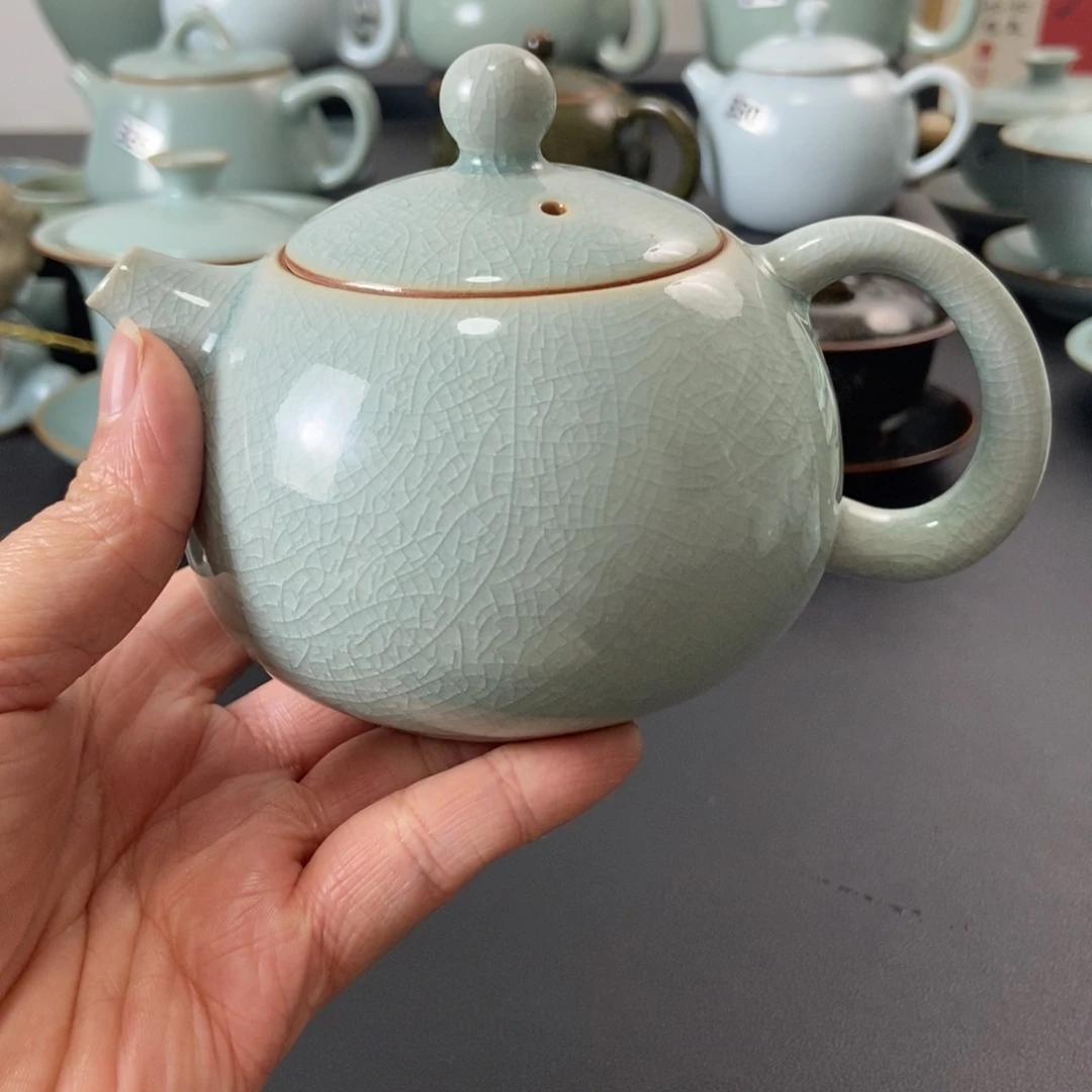 壶一级品冰花釉西施壶