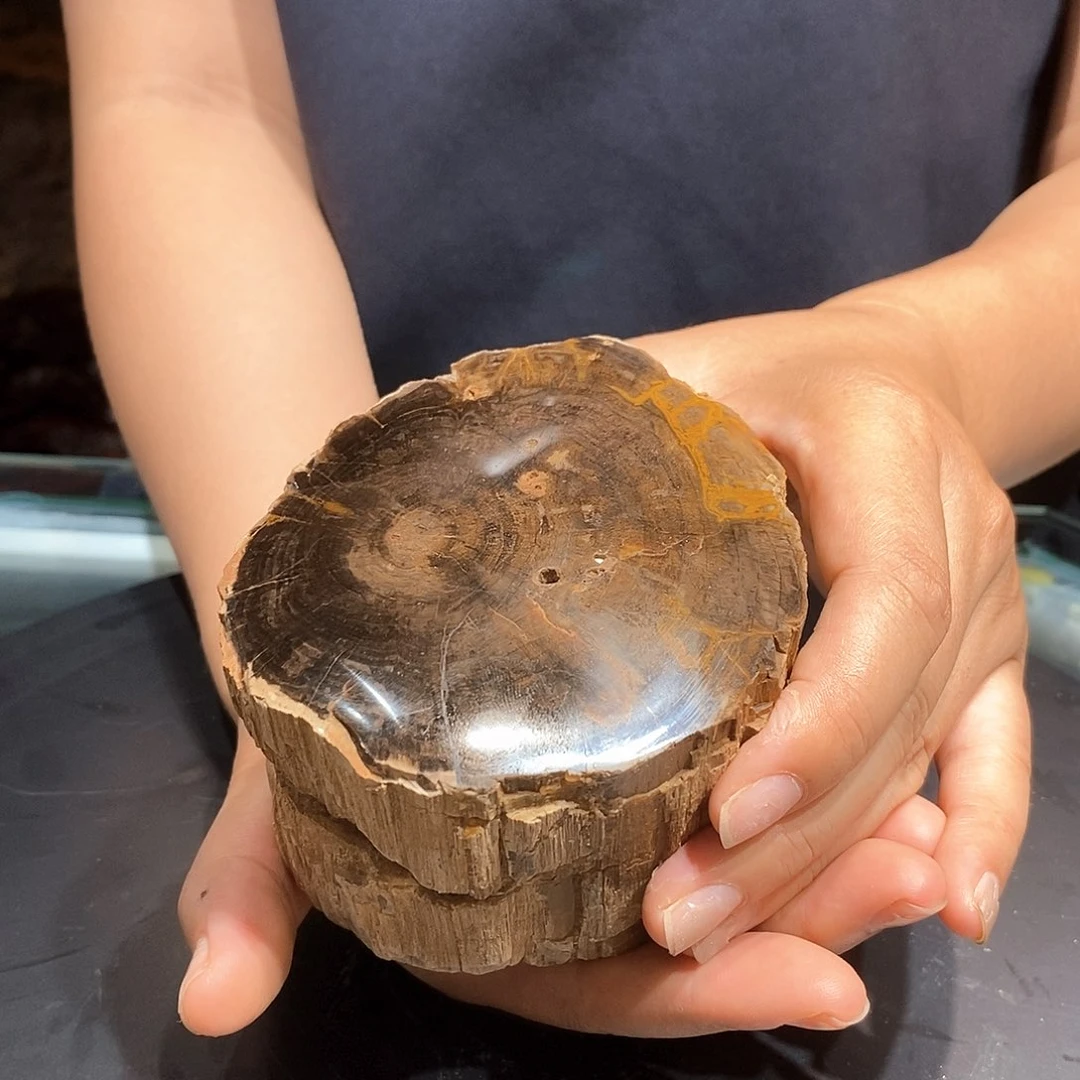 硅化玉天然北票硅化玉原石摆件未镶嵌