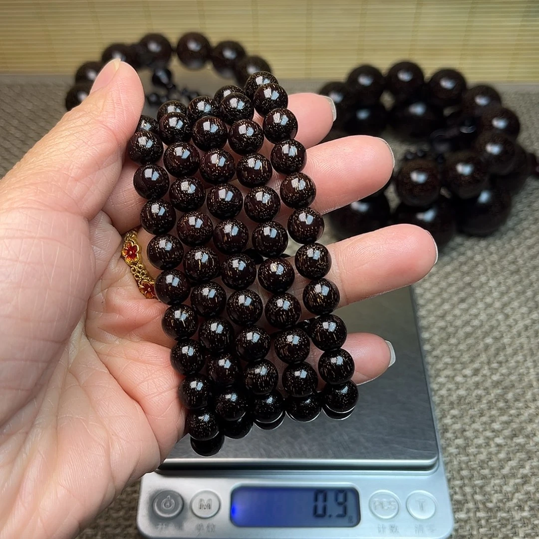 檀香紫檀（小叶紫檀）0.8 108颗 爆星