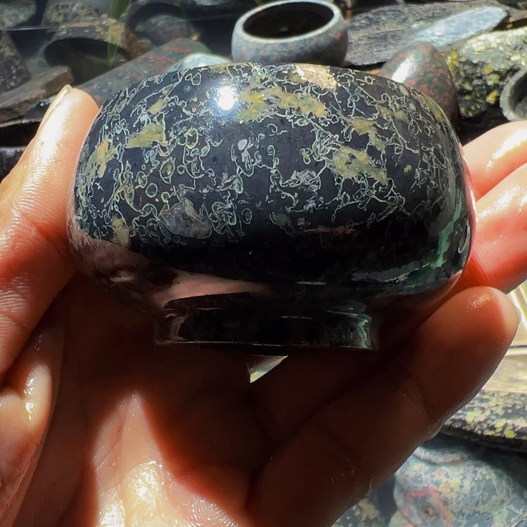 梅花玉鱼缸石茶周边不退不换