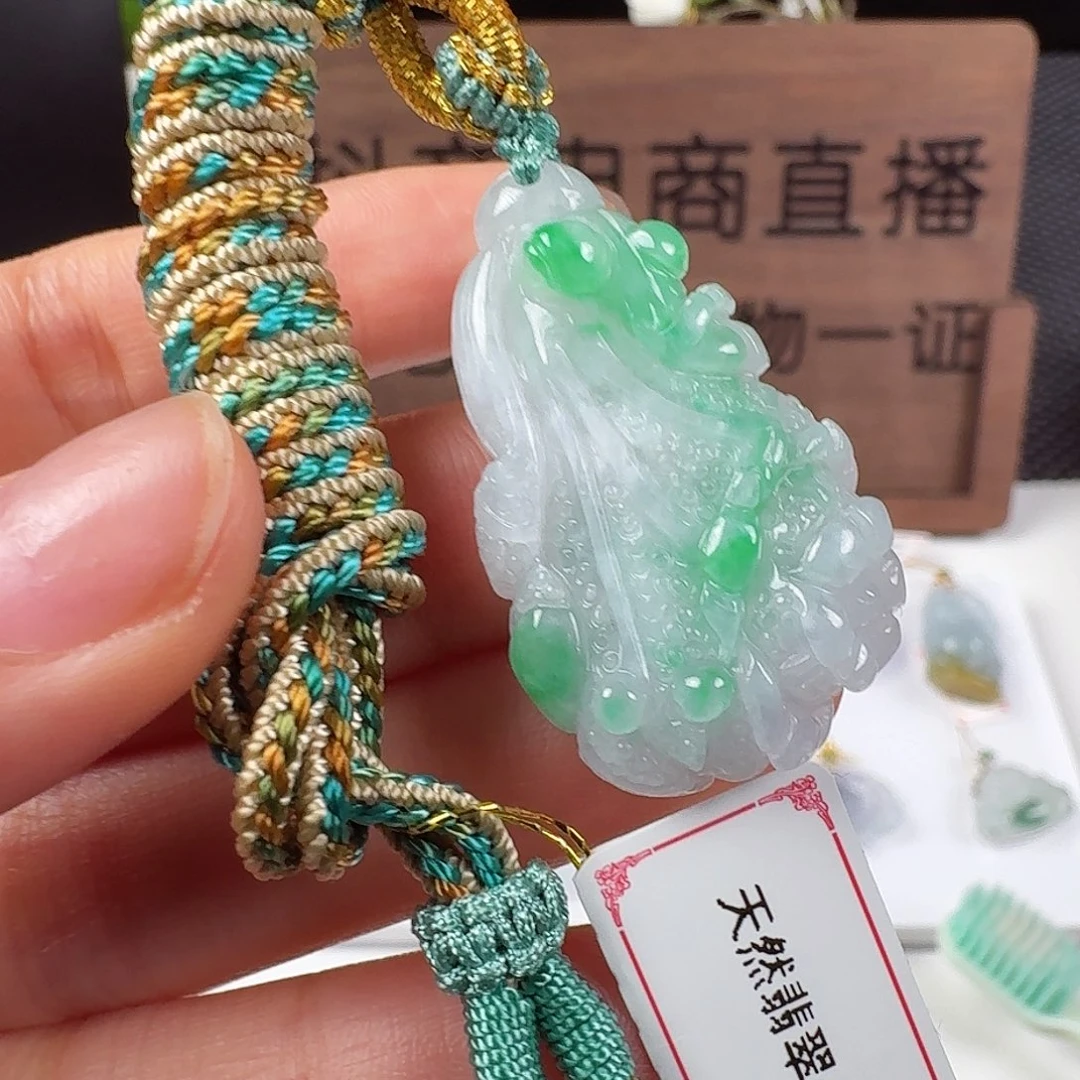 翡翠未镶嵌颈饰11