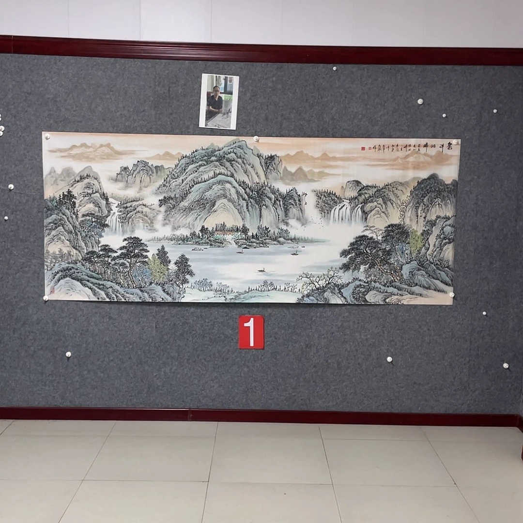 国画用****1小八尺画芯 作品
