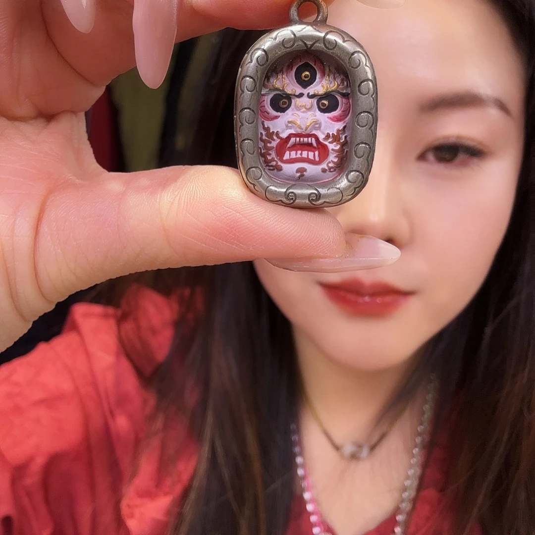 装裱画/**吖白财神擦擦一个