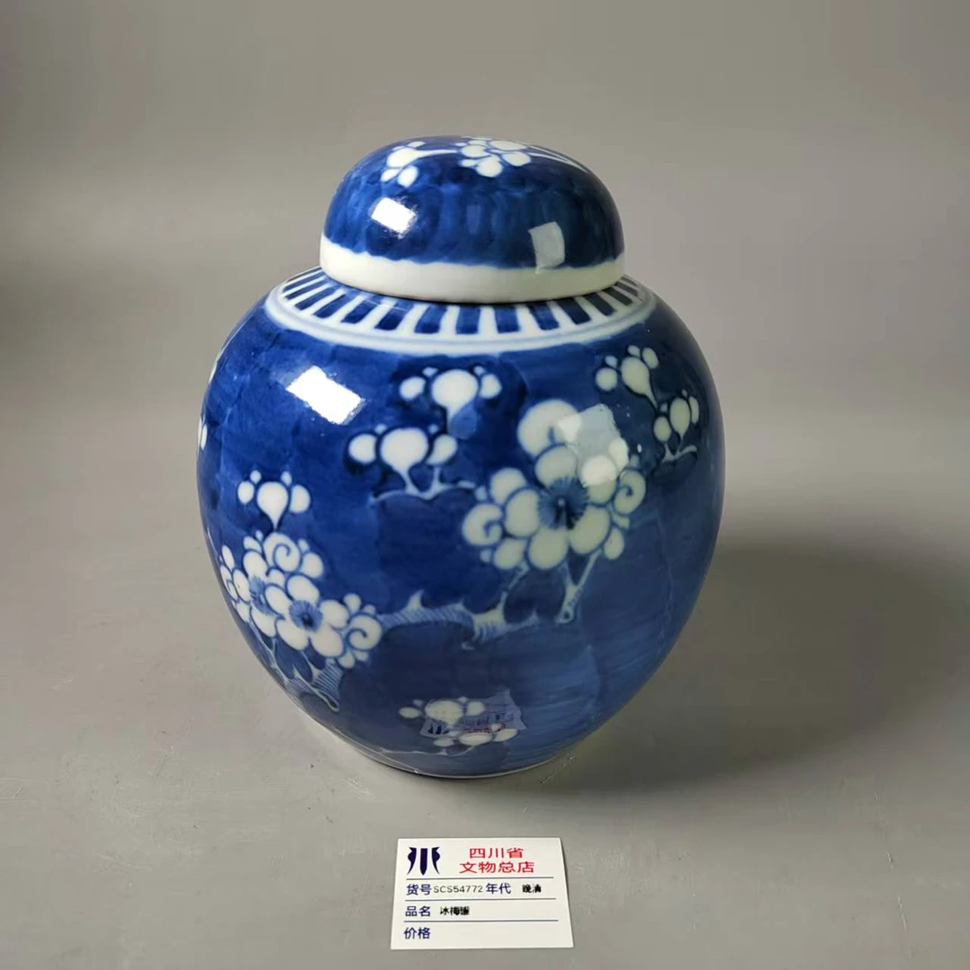 SCS54772晚清冰梅罐