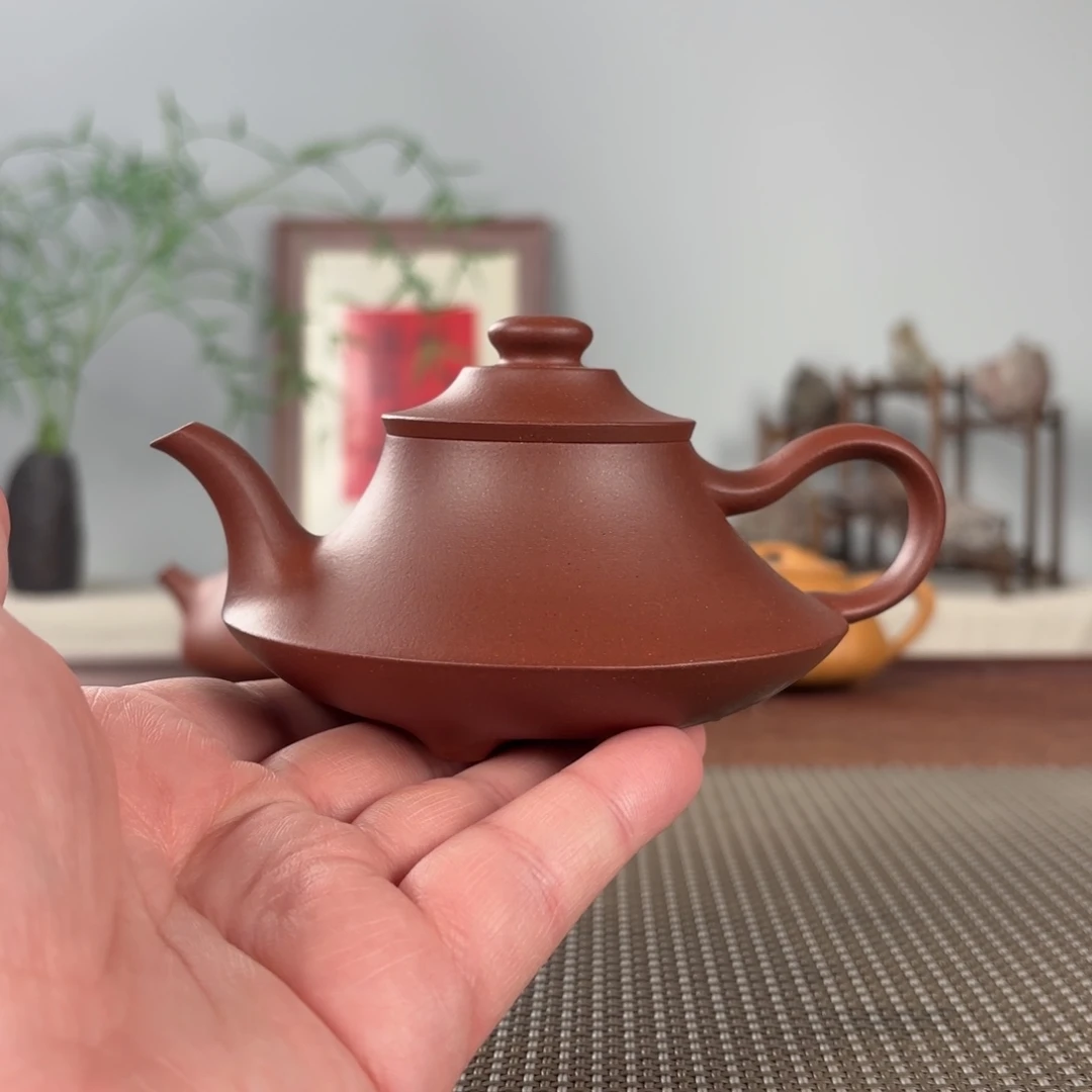 紫砂茶壶黄龙山原矿紫砂壶210
