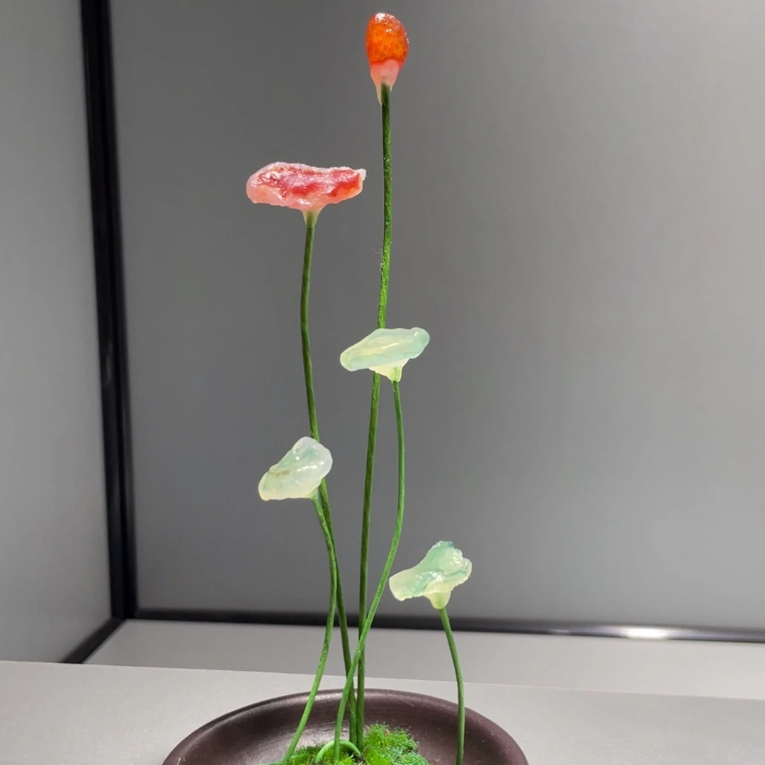 石材阿拉善荷花小品组合