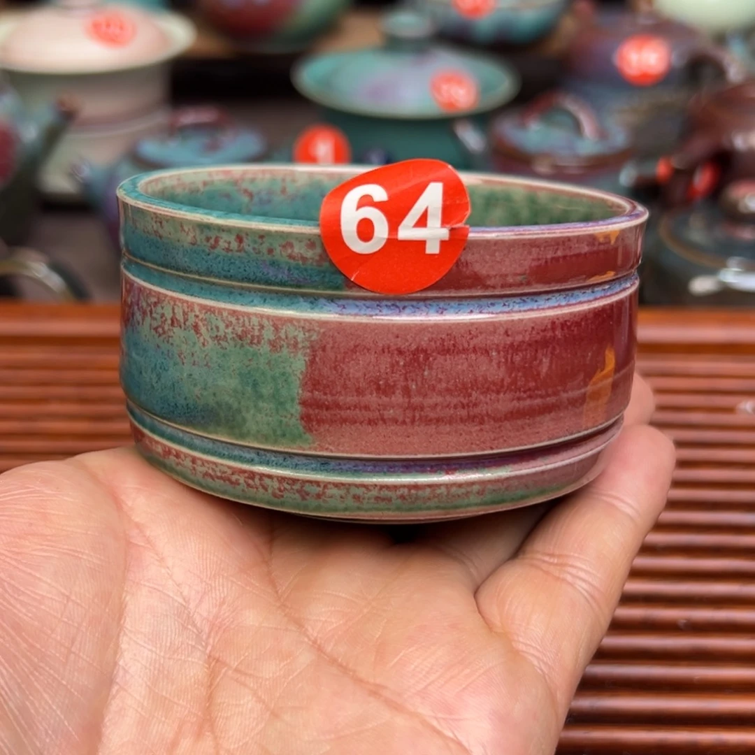 手工制作钧窑茶器