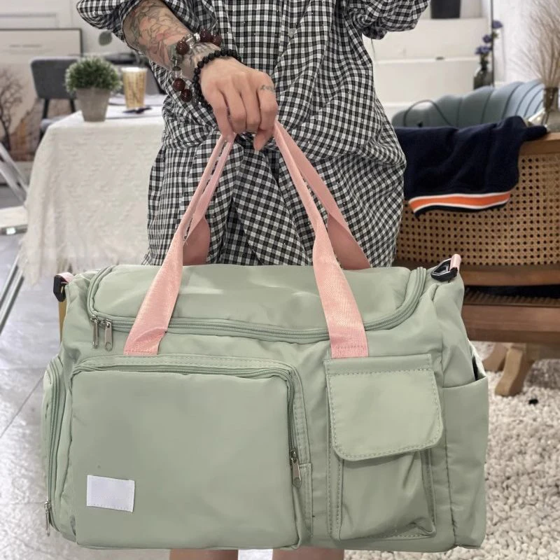 玲姐定制-新款大容量轻便旅行包游泳健身包外出旅游包28015