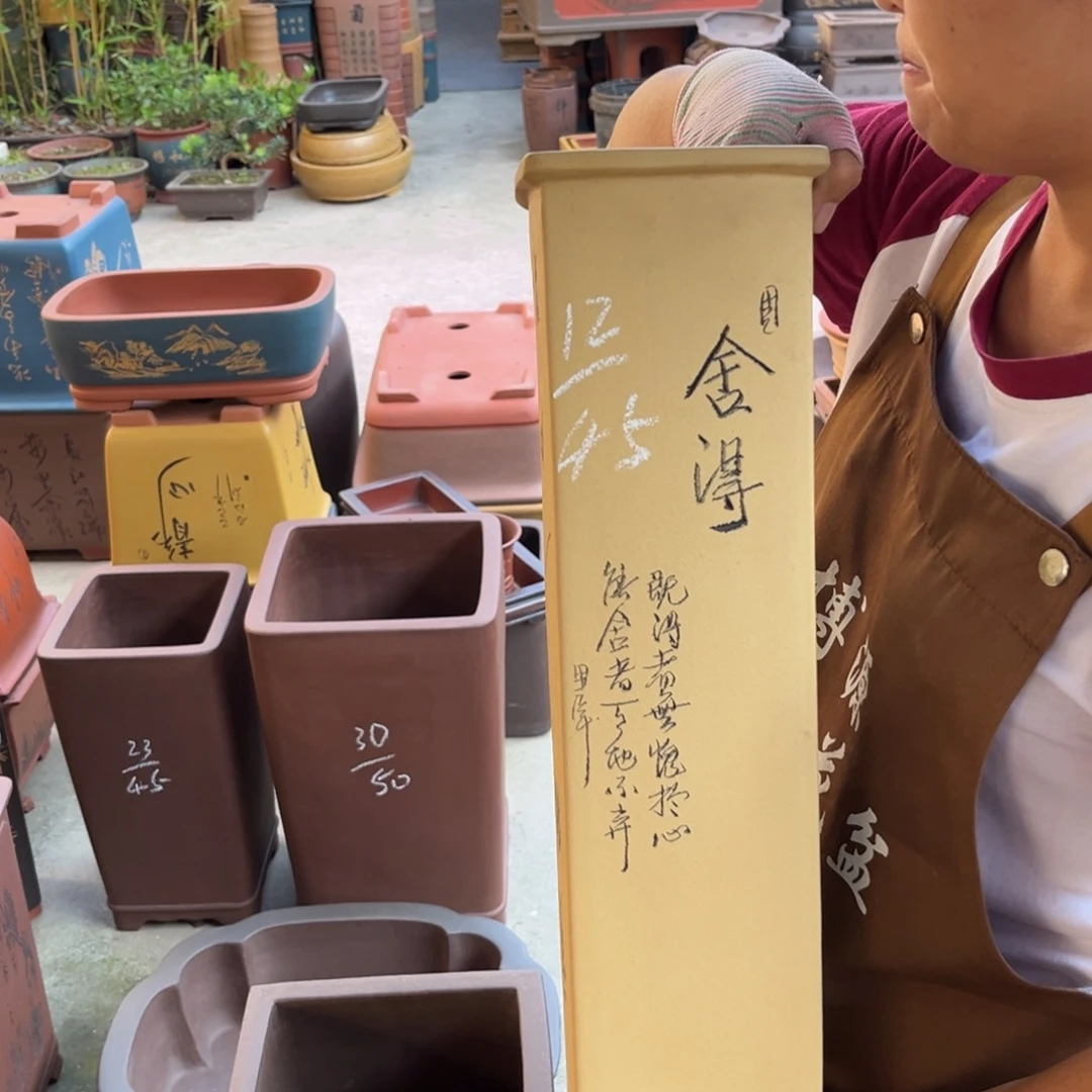 紫砂花盆盆景艺术