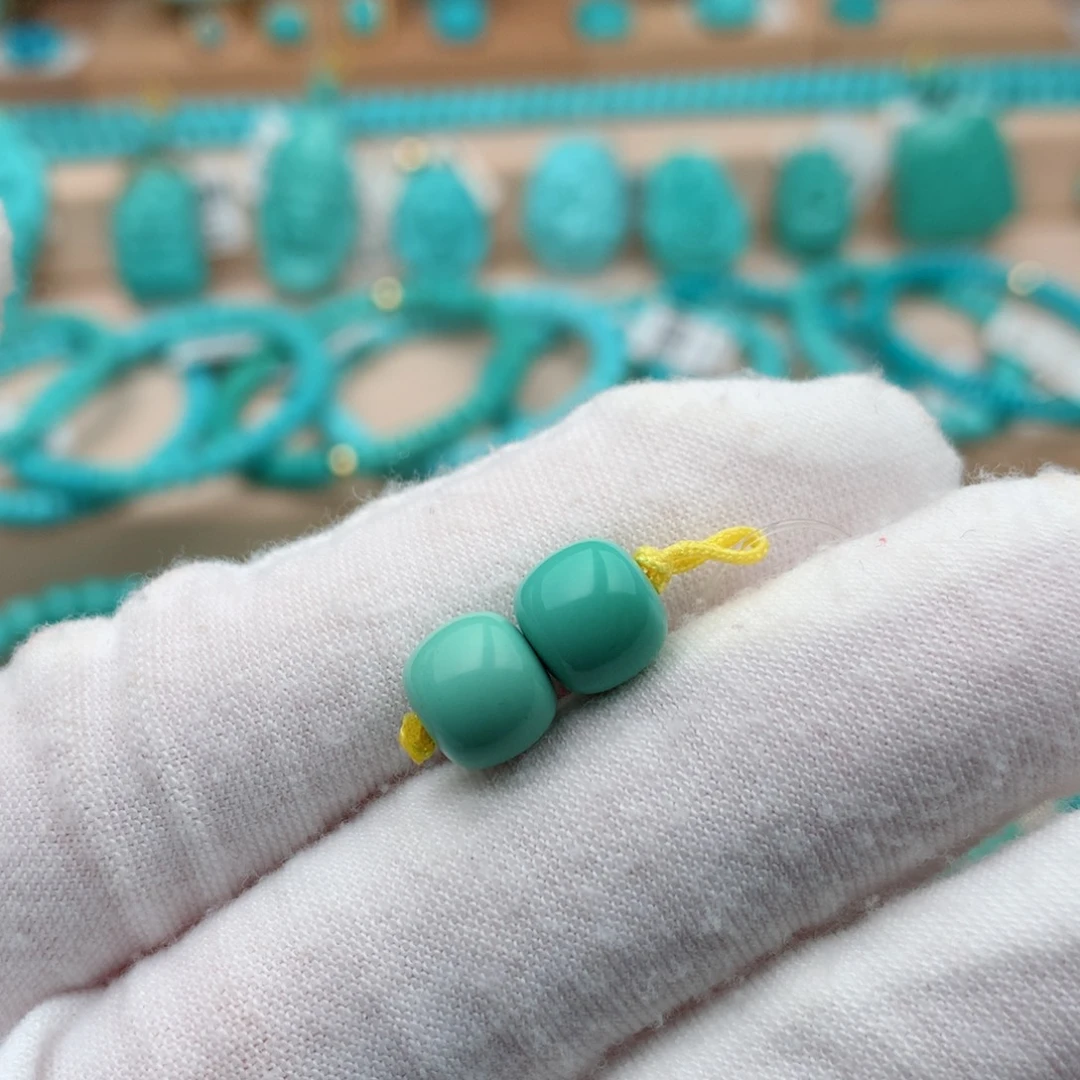 绿松石未镶嵌珠宝奇石8.3mm