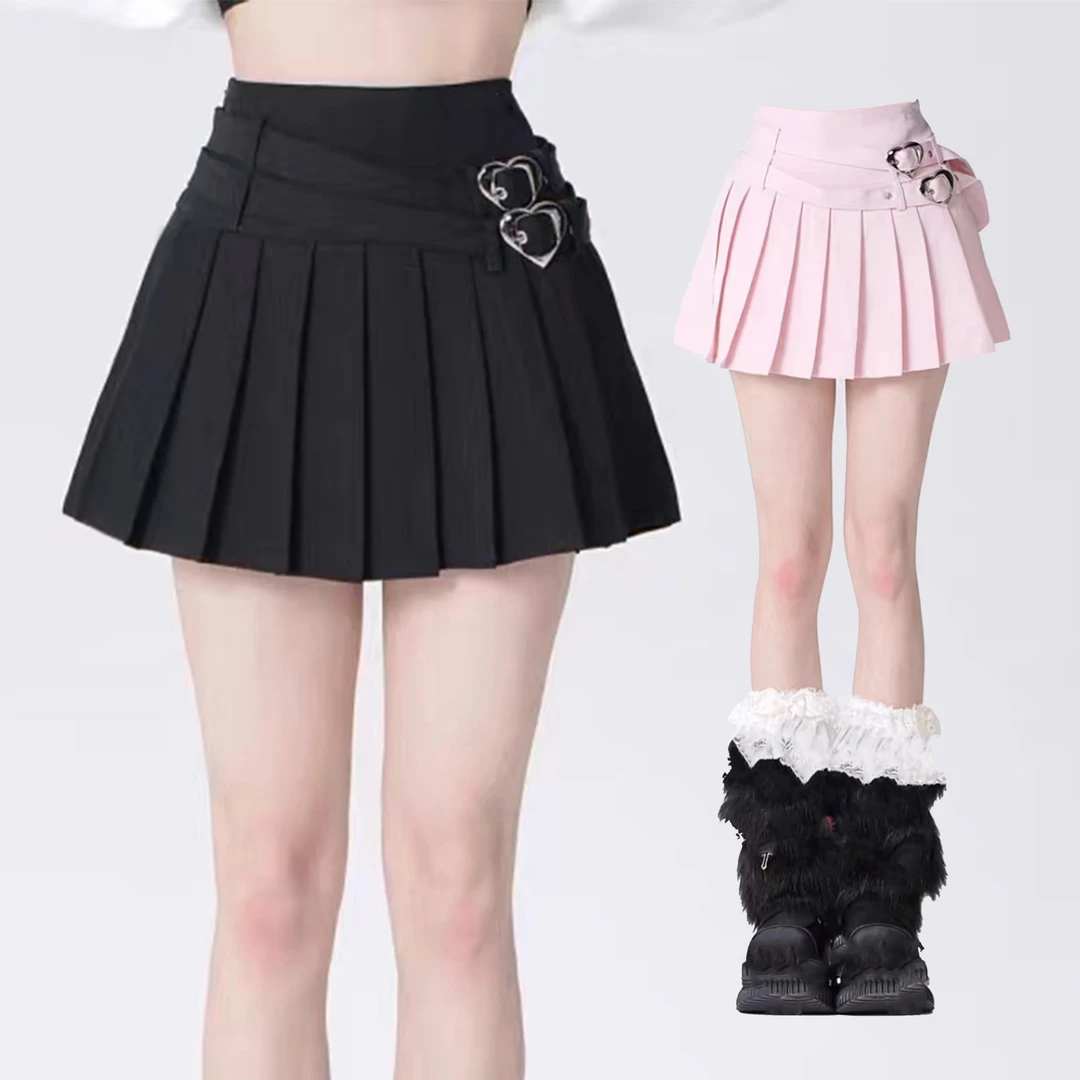 粉色百褶裙-AD242X8223