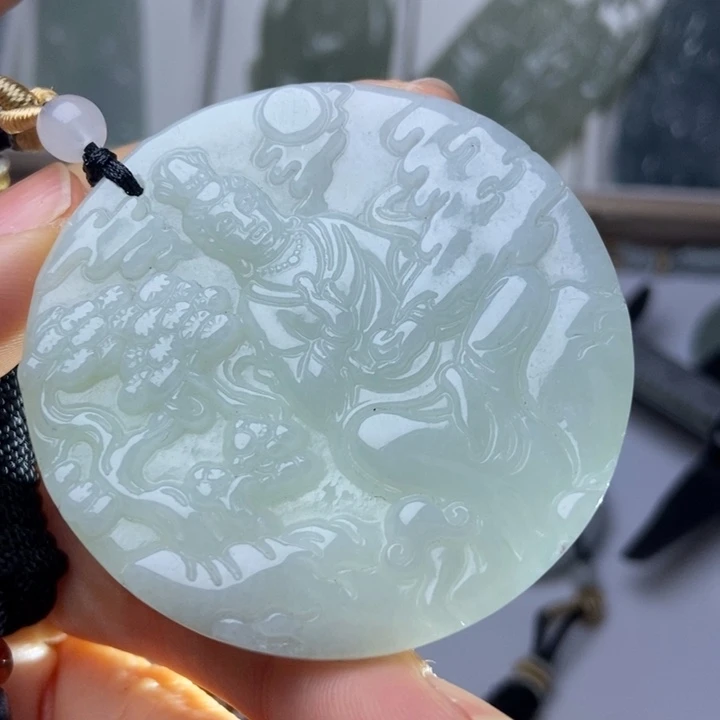 翡翠未镶嵌挂件翡翠