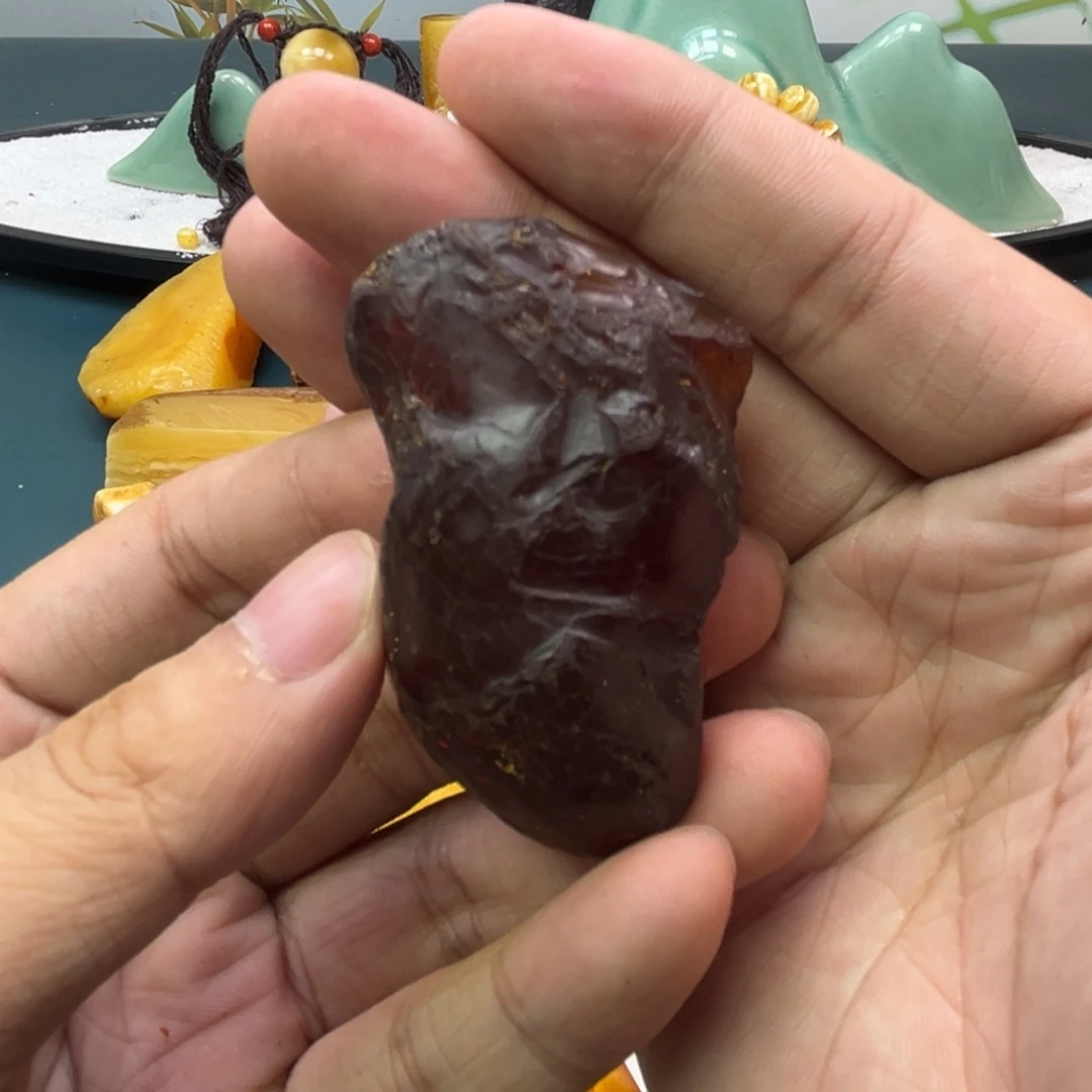 大***王定制琥珀未镶嵌蜜蜡原石不退不换