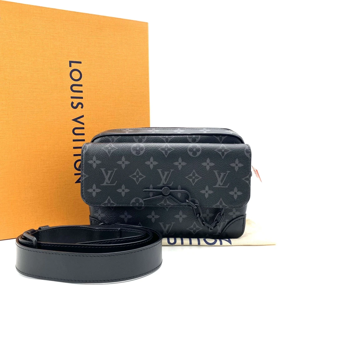 未使用 LouisVuitton/路易威登 新款steamer邮差包 24/17 lv男包