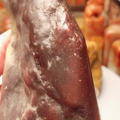 自***者昌化石质地细腻柔软光滑