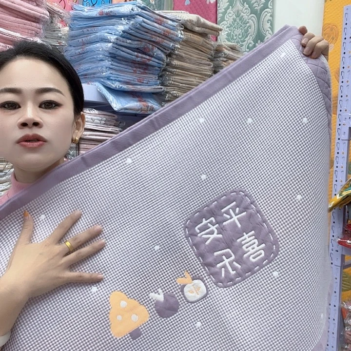 棉紫色平安喜乐棉