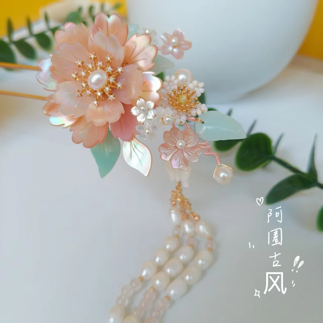 阿圈国风手工少女复古古风古典超仙明制仙气