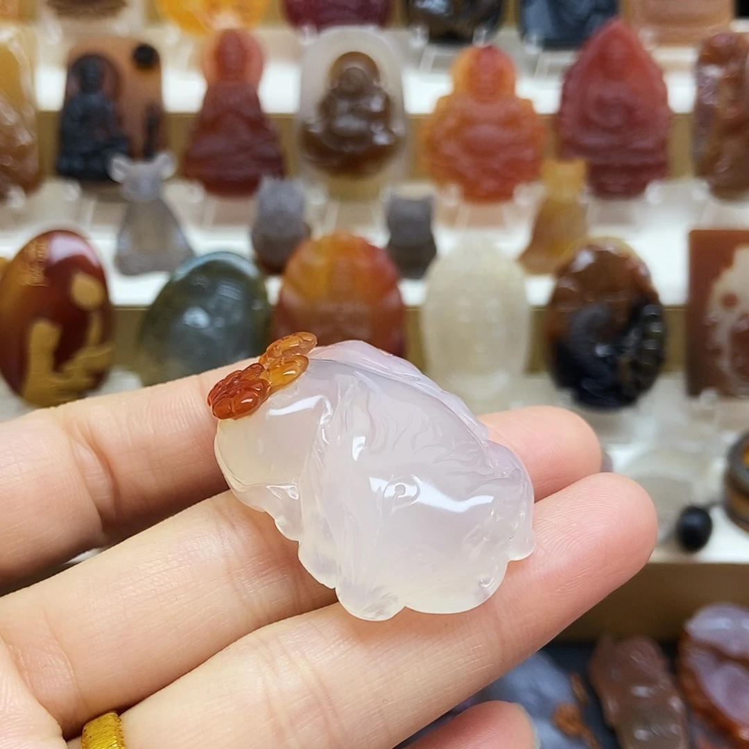 ໑***꧔玛瑙/玉髓未镶嵌颈饰