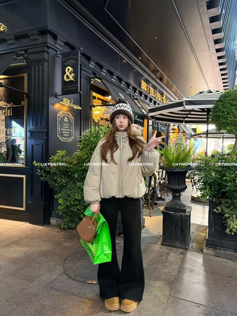 【柏林初雪】0压感云朵～新国标90白鸭绒～抗-20度御寒木耳边羽绒服女