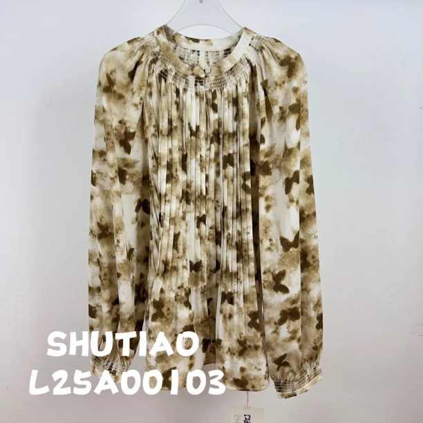 【SHUTIAO】2024秋冬：新款小众设计款衬衫L25A00103