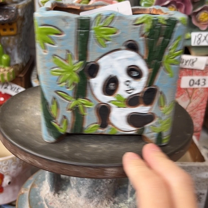 粗陶材质多肉花盆