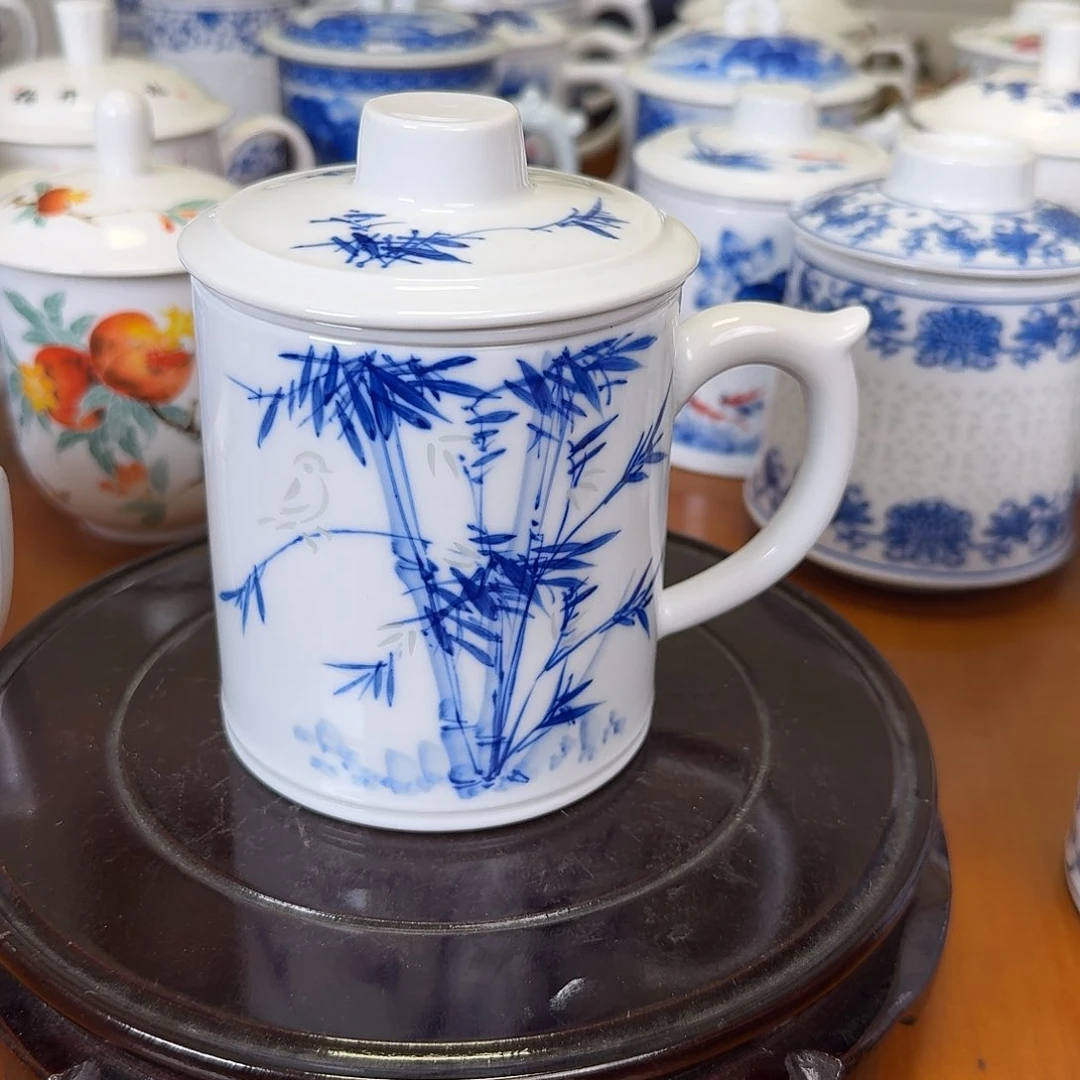 汪***馆景德镇办公杯高温陶瓷