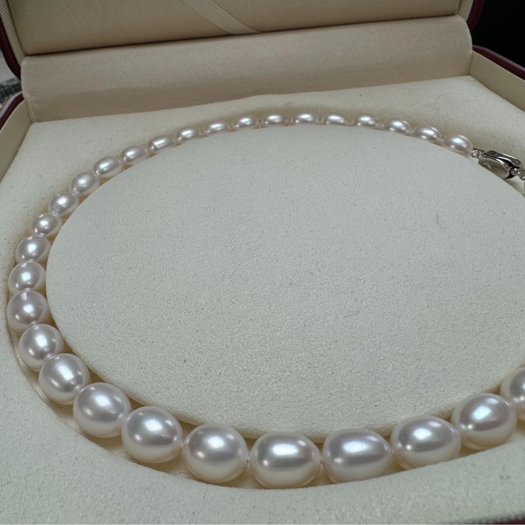 极光淡水keshi珍珠项链肉眼无暇精致百搭款