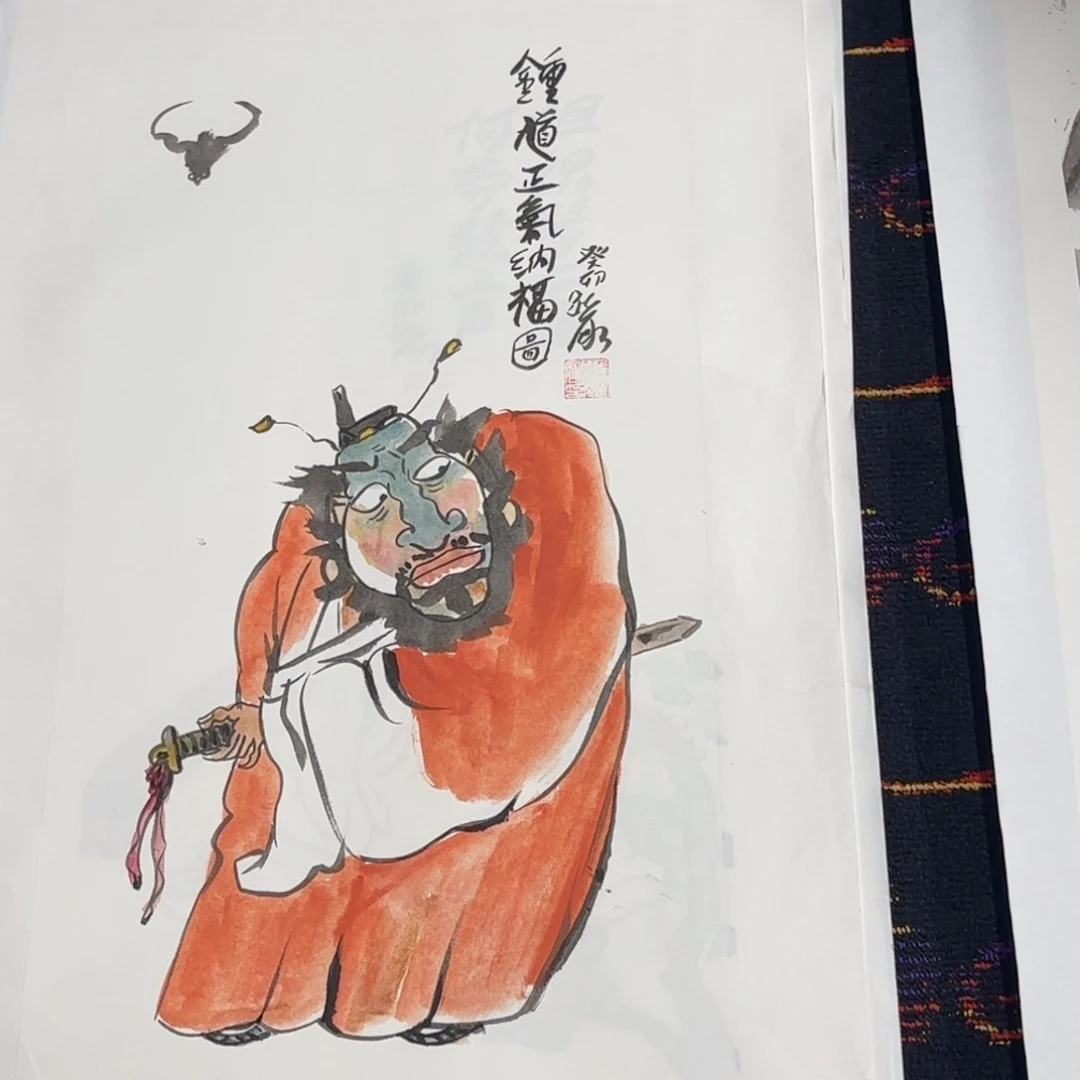 国画国画作品侯耀刚老师作品刘