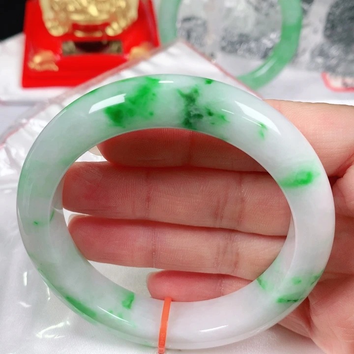 未镶嵌手镯翡翠   编号D1154 正圈57