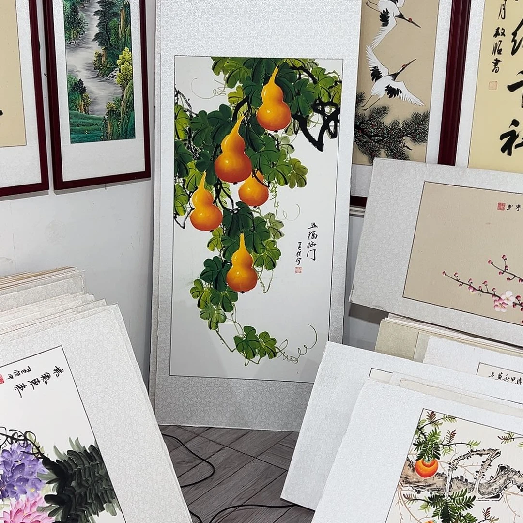 永***康国画手绘保证假一罚万