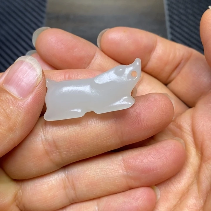 和田玉未镶嵌挂件品*泉