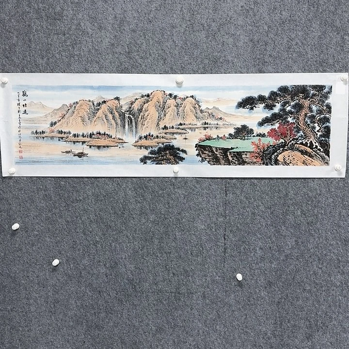 国画观山悟道山水绘画