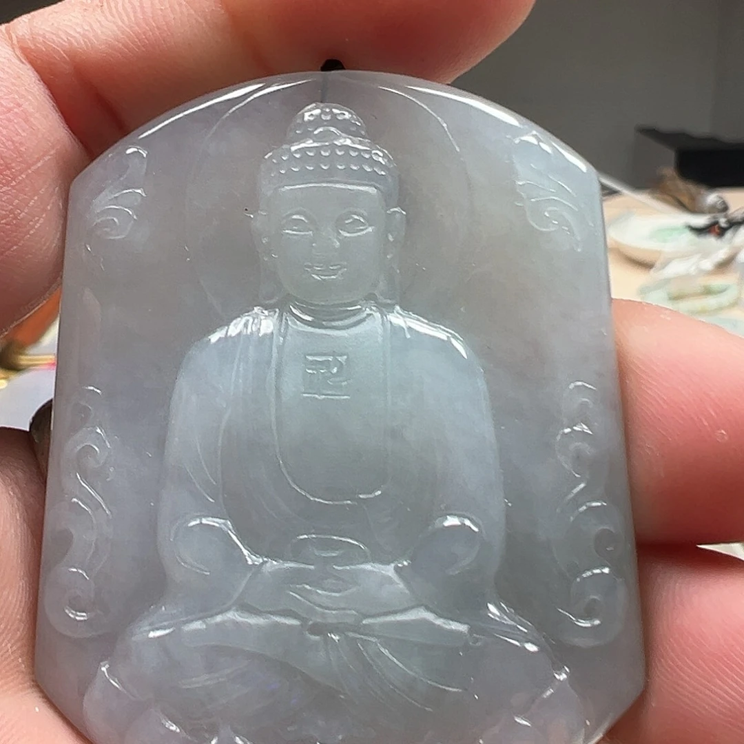 颈饰未镶嵌翡翠天然翡翠