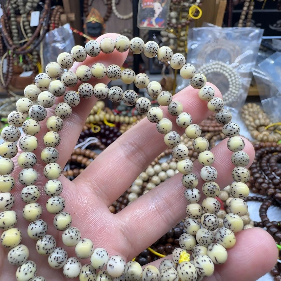 游***魂吊坠星月菩提6圆珠石玉料